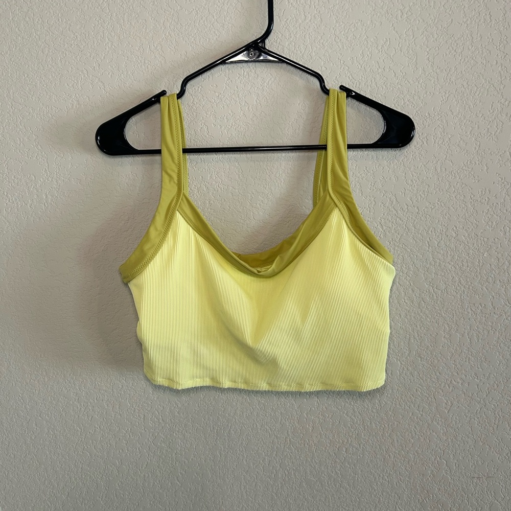Aerie Yellow Bikini Top